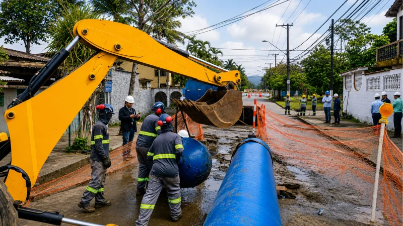 locação de escavadeira