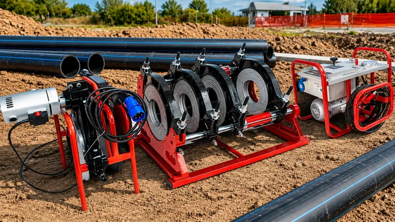 máquina de solda por termofusão industrial