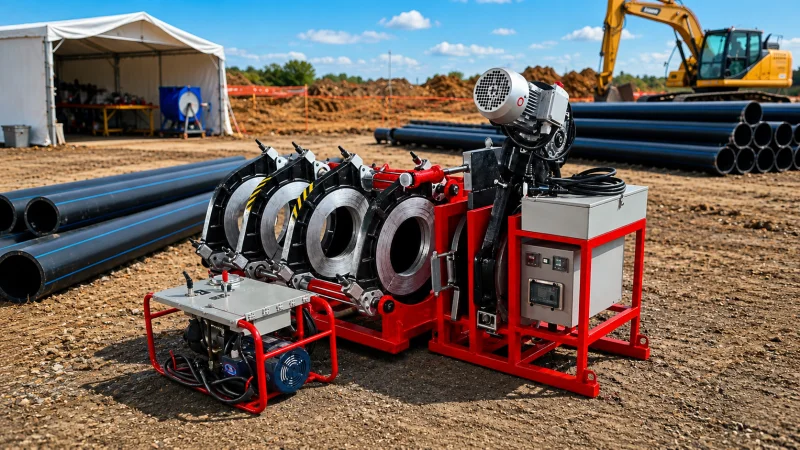 máquina de termofusão pead