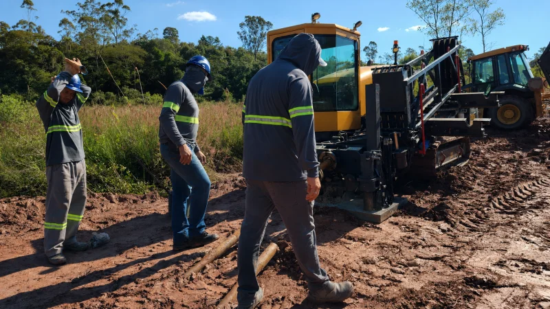 projeto de rede esgoto sabesp