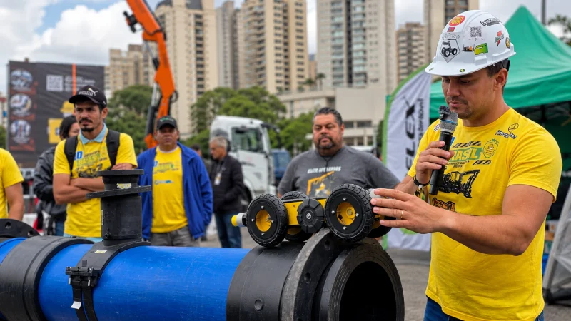 serviço de filmagem de tubulações